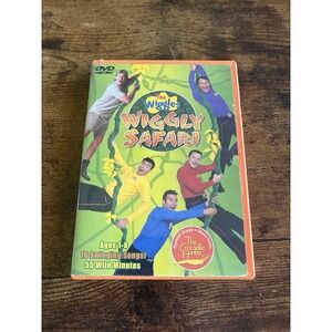 The Wiggles Wiggly Safari DVD 2002 With Steve Irwin Crocodile Hunter USED